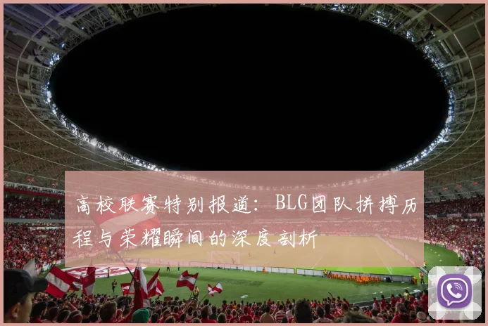 高校联赛特别报道：BLG团队拼搏历程与荣耀瞬间的深度剖析